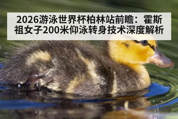2026游泳世界杯柏林站前瞻：霍斯祖女子200米仰泳转身技术深度解析